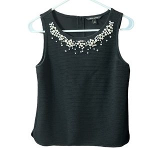 3/$30 🖤 Banana Republic Top Pearl neckline size extra small